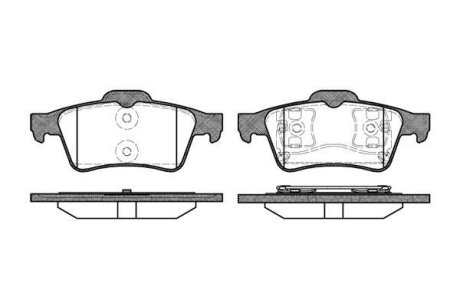 Колодки тормозные WOKING P942300