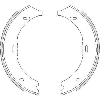 Колодки тормозные бараб. задн. (Remsa) Mercedes-benz V-class 2.1 14-,Mercedes-benz Viano 2.0 03- WOKING Z4745.00 (фото 1)