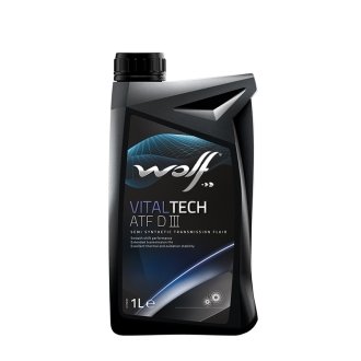 Трансмиссионное масло VitalTech ATF DIII напівсинтетичне 1 л Wolf 8305306 (фото 1)