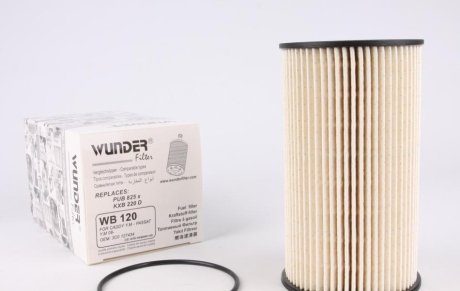 Фильтр топливный VW Caddy 2.0SDI (UFI) WUNDER FILTER WB-120 (фото 1)