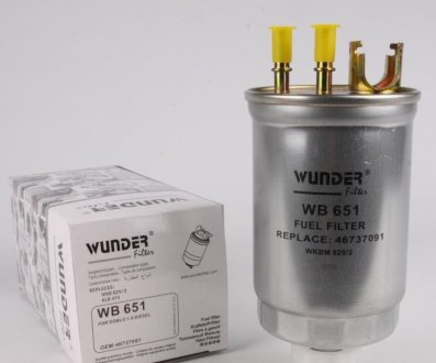 Фильтр топливный Fiat Doblo 1.9JTD 01- WUNDER FILTER WB-651