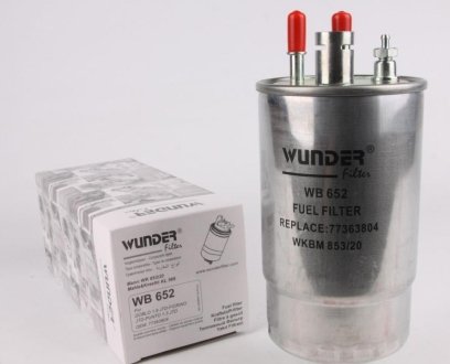 Фильтр топливный Fiat Doblo 1.3JTD WUNDER FILTER WB-652 (фото 1)