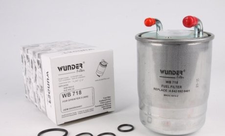 Фільтр паливний WUNDER FILTER WB718 (фото 1)
