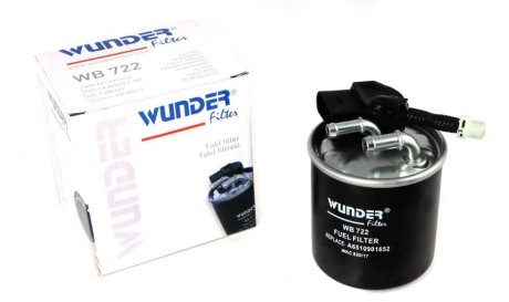 Фільтр паливний WUNDER FILTER WB722 (фото 1)