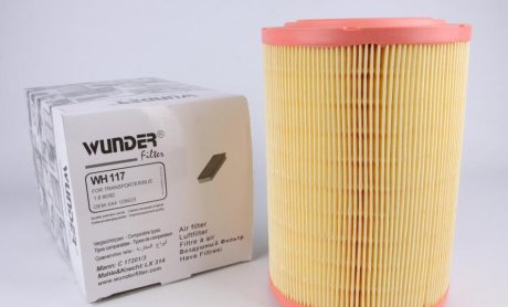 Фільтр повітряний WUNDER WUNDER FILTER WH 117