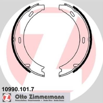 Колодки гальмівні барабанные к-кт ZIMMERMANN 109901017