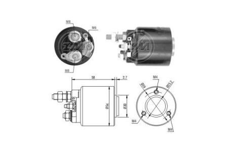 Втягуюче реле ZM ZM590